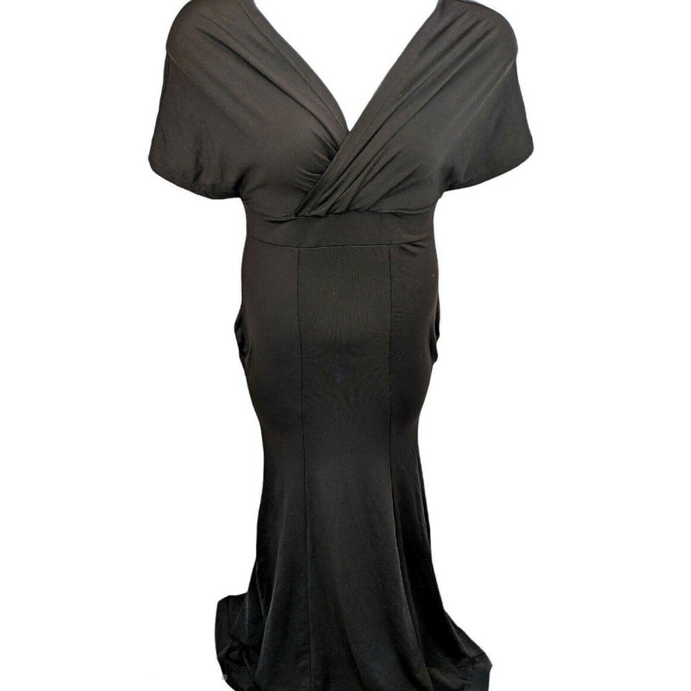Black Stretch Maxi dress Size L